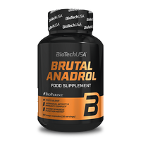 BioTechUSA Brutal Anadrol für Männer konzipiertes Nahrungsergänzungsmittel zur Optimierung des Hormonspiegels mit Koffein, DAA, Q10, Kreatin, Pflanzenextrakten, Vitaminen und Mineralstoffen.