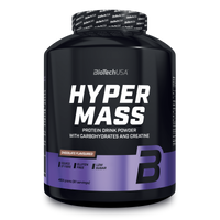 Hyper Mass ist eine Weight Gainer der Extraklasse! Dieser Massezuwachs-Drink enthält mit Kohlenhydraten, Proteinen und Kreatin alles, was man zum Muskelaufbau und für ein kraftvolles Training braucht.