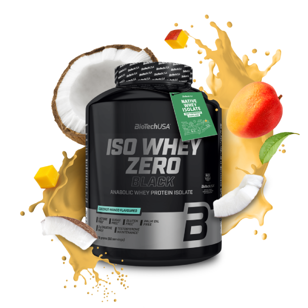 Iso Whey Zero Black Getränkepulver auf Basis von Molkeproteinisolat - 1816 g