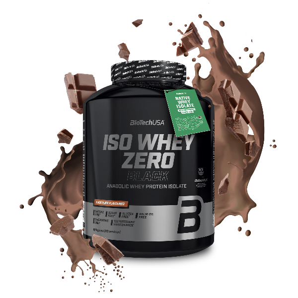 Iso Whey Zero Black Getränkepulver auf Basis von Molkeproteinisolat - 1816 g