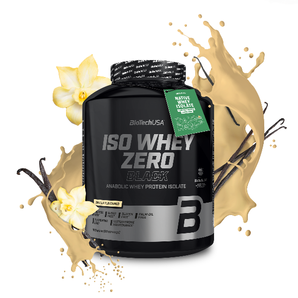 Iso Whey Zero Black Getränkepulver auf Basis von Molkeproteinisolat - 1816 g
