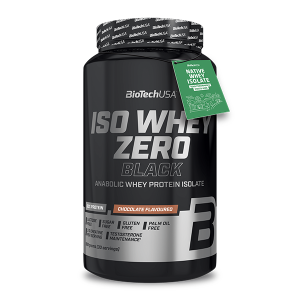 Iso Whey Zero Black Getränkepulver auf Basis von Molkeproteinisolat - 908 g