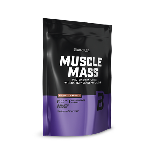 Muscle Mass kohlenhydrat- und eiweißhaltiges Getränkepulver - 1000 g  - BioTechUSA