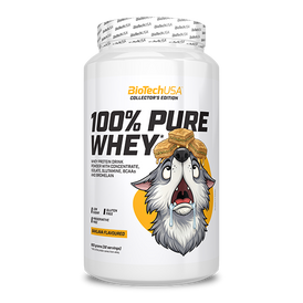 Das BioTechUSA 100% Pure Whey Getränkepulver ist ein cremiger Molkenprotein-Komplex mit Bromelain-Enzym, mit Süßungsmittel, in limitierter Geschmacksrichtung Baklava.