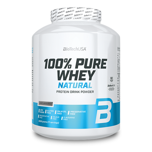 100% Pure Whey Natural Molkenprotein-Konzentrat Getränkepulver - 2000 g