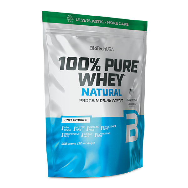 100% Pure Whey Natural Molkenprotein-Konzentrat Getränkepulver - 900 g