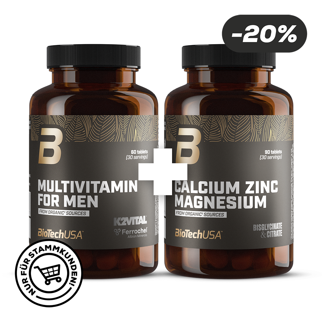 Multivitamin For Men + Calcium Zinc Magnesium from organic sources