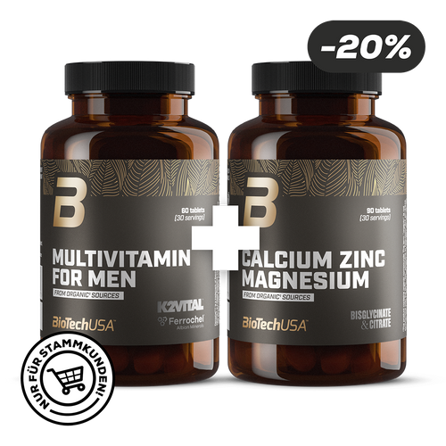 Multivitamin For Men + Calcium Zinc Magnesium from organic sources