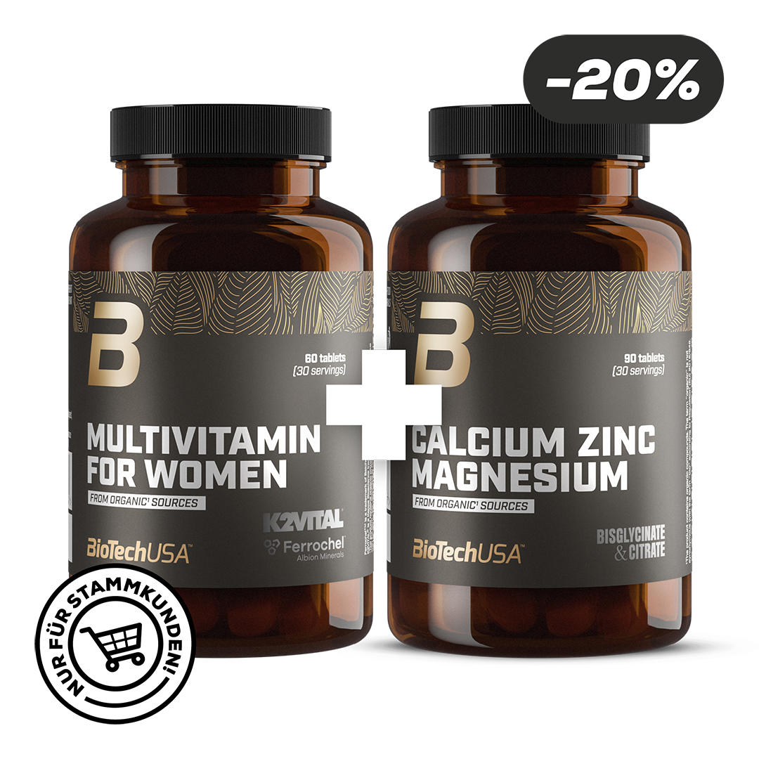 Multivitamin For Women + Calcium Zinc Magnesium from organic sources