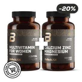 Multivitamin For Women + Calcium Zinc Magnesium from organic sources