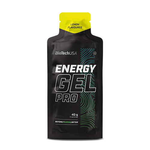 BioTechUSA Energy Gel Pro ist ein Nahrungsergänzungsmittel-Gel auf Kohlenhydratbasis mit MCT-Öl, Taurin, L-Arginin und L-Carnitin, sowie Mineralstoff- und Vitamingehalt, das während des Trainings verzehrt werden kann.