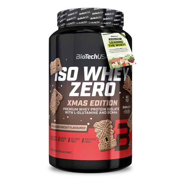 Iso Whey Zero Protein Isolat Pulver - 908 g Spekulatius-Keks