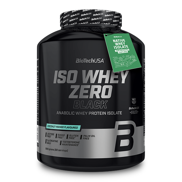 Iso Whey Zero Black Getränkepulver auf Basis von Molkeproteinisolat - 1816 g