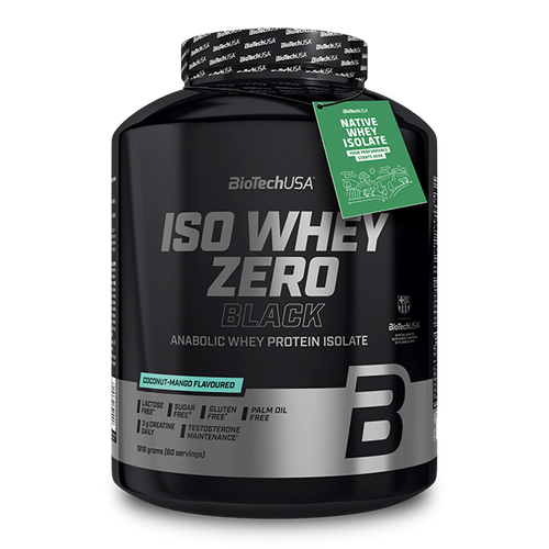 Iso Whey Zero Black Getränkepulver auf Basis von Molkeproteinisolat - 1816 g