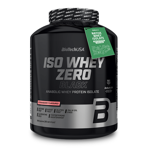 Iso Whey Zero Black Getränkepulver auf Basis von Molkeproteinisolat - 1816 g