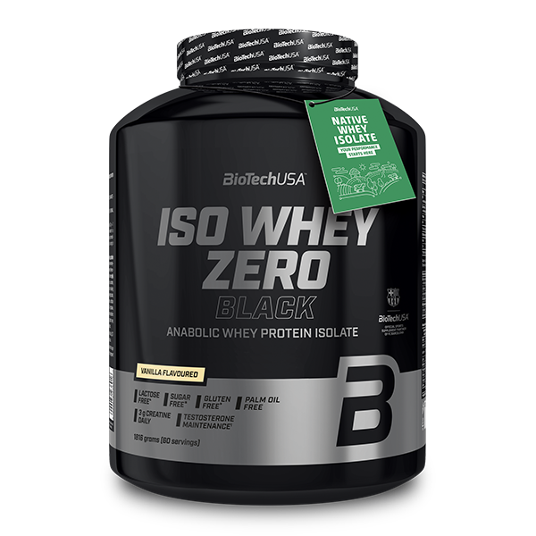 Iso Whey Zero Black Getränkepulver auf Basis von Molkeproteinisolat - 1816 g