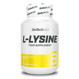 BioTechUSA L-Lysin Kapseln mit essentieller Aminosäure.