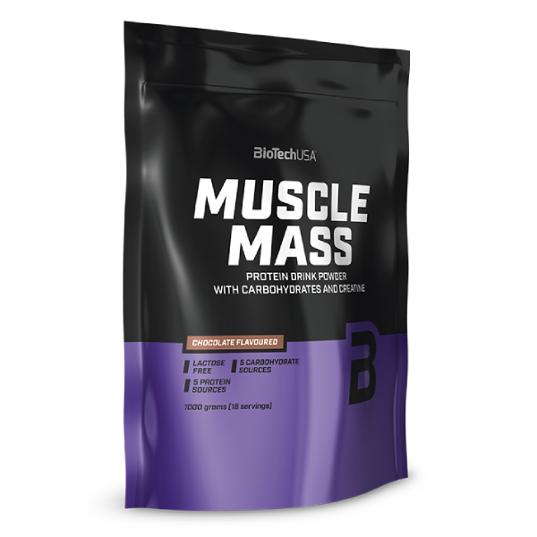 Muscle Mass kohlenhydrat- und eiweißhaltiges Getränkepulver - 1000 g