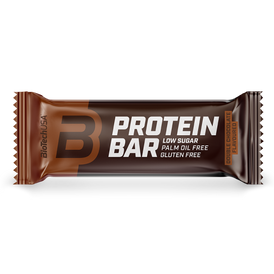 BioTechUSA Protein Bar lágy textúrájú fehérjeszelet 9-féle ellenálhatatlan ízben. Fehérjében gazdag és gluténmentes. Harapj rá bármikor!
