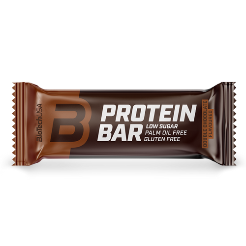 BioTechUSA Protein Bar lágy textúrájú fehérjeszelet 9-féle ellenálhatatlan ízben. Fehérjében gazdag és gluténmentes. Harapj rá bármikor!