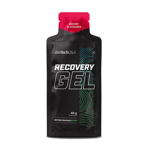 Komplexes Nahrungsergänzungsmittel-Gel mit Kohlenhydrat und Protein, mit BCAA, L-Glutamin, L-Lysin, Glucosamin, Vitamin B6 und organischem Magnesium. 