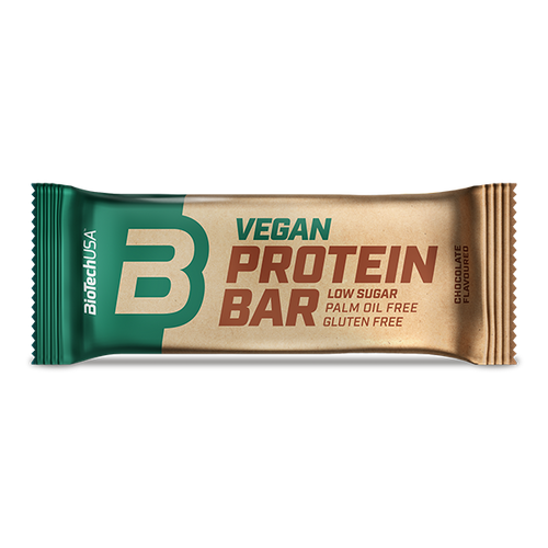 Der BioTechUSA Vegan Protein Bar ist ein laktose- und glutenfreier Proteinriegel aus Proteinquellen pflanzlichen Ursprungs, einem leckeren Schokoladenüberzug, ohne Zuckerzusatz.