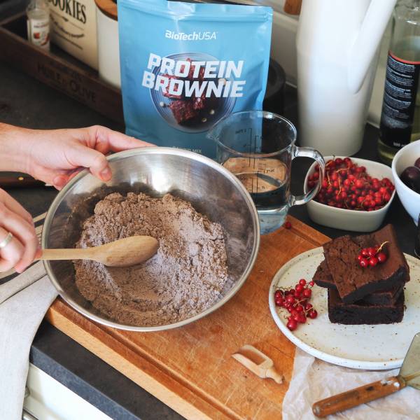 Protein Brownie Basispulver - 600 g