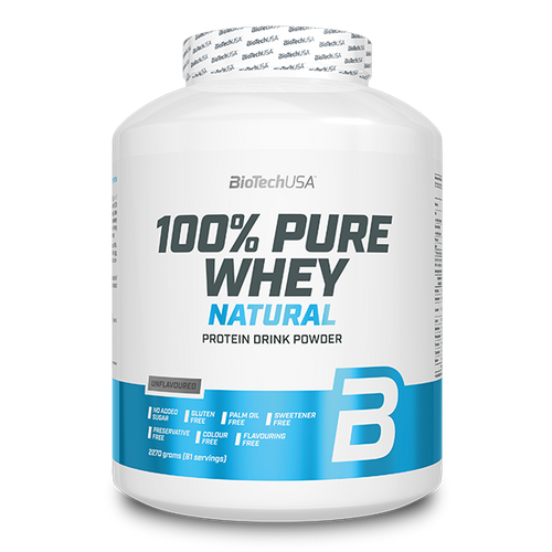 100% Pure Whey Natural Protein Getränkepulver - BioTechUSA