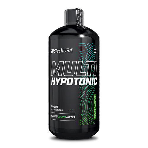 Flüssiges hypotonisches getränke-konzentrat zum Auffüllen der Energie und der Vitamine während des Trainings.